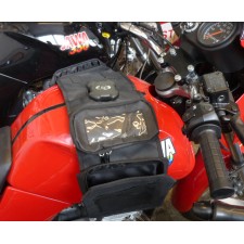 MOTOBRAŠNY S DRŽÁKEM NA NAVIGACI - ČERNÉ NA NÁDRŽ - BOČNÍ - (UNI)